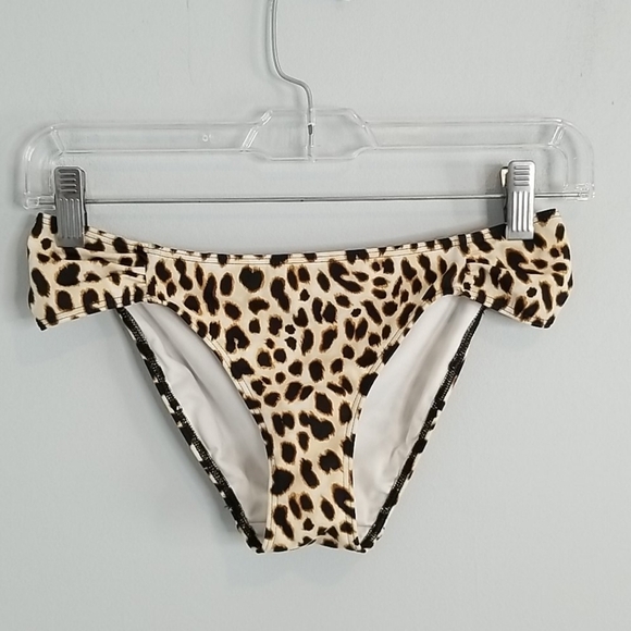 Victoria's Secret Pink Leopard Print Bikini Bottom - Picture 1 of 7